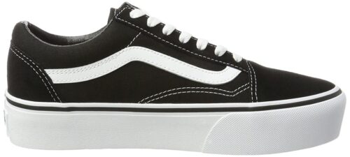 Vans Old Skool Platform Sneakers basse Donna Nero profilo